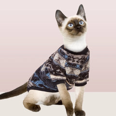 Bohemian - Style Cat Sweater