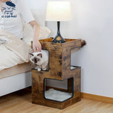 Multi-Functional Side Table Cat Tree