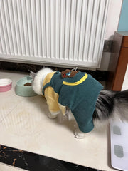 Lindo conjunto de overoles de oso