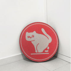 Meow Police Alert Cardboard Scratching