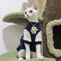 Sudaderas casuales con diseño de gato chic