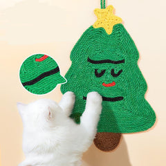 Rascador navideño para gatos