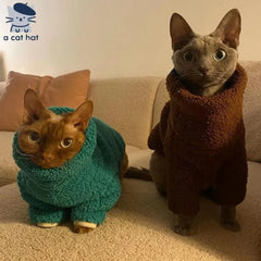 Kuscheliger Katzen-Rollkragenpullover