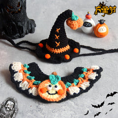 Pumpkin Wizard Cat Set