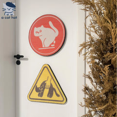 Meow Police Alert Cardboard Scratching