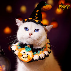 Pumpkin Wizard Cat Set