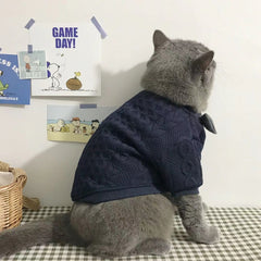 Gentleman Paws Knitted Cat Clothes
