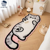 Chonky Cat Lying Rug