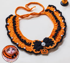 Halloween Pumpkin & Bow Pet Set