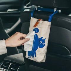 Playful Cat Butt Car Tissue Holder