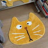 Cat Face Bathroom Absorbent Mat
