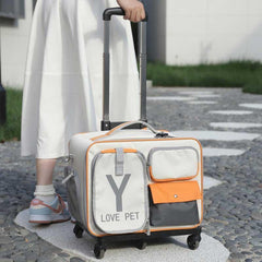 Versatile Easy-Go · Trolley & Backpack Breathable Cat Carrier