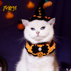 Halloween Pumpkin & Bow Pet Set