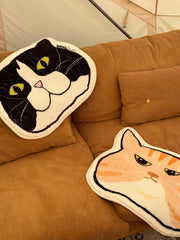 Cow Cat Face Bathroom Absorbent Mat