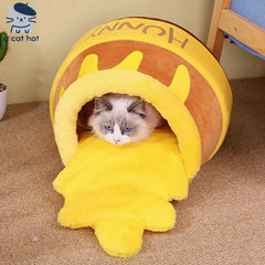Honey Pot Sweet Slumber Cat Bed