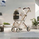 Multi-Function Pet Stroller (with Detachable Carrier)