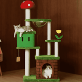 Mario Bros. Themed Mushroom Cat Tree