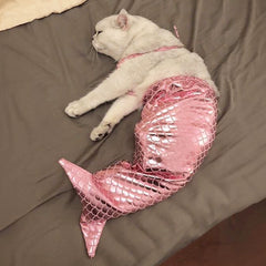 Pink Mermaid Cat Costume