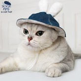 Cute Rabbit Cat Hat