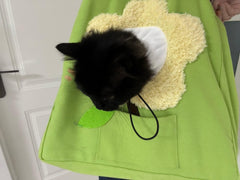 Blumenförmige Haustiertragetasche