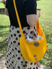 Giraffe - Shaped Crossbody Pet Bag