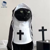 Nun-style cat transformation costume