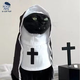 Nun-style cat transformation costume
