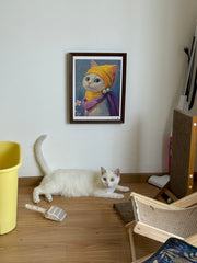 Oil Painting - Style Cat Scratcher