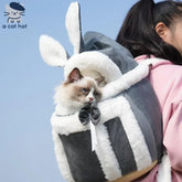 Rabbit Ear Shaped Cat Outdoor Backpack