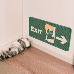 Safety Exit Series Cat Scratching Board