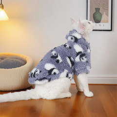 Panda - Print Fuzzy Cat Sweater