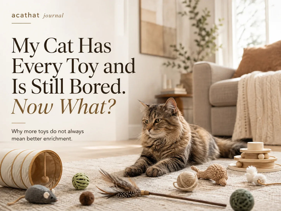 My Cat Has Every Toy and Is Still Bored. Now What?
