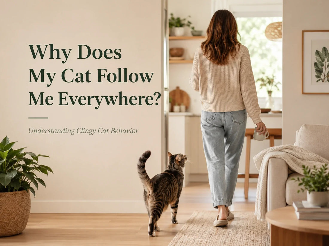My Furry Shadow: Why Your Cat Follows You Everywhere (And Is So Clingy)