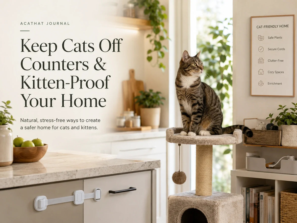 Keep Cats Off Counters & Kitten-Proof Your Home: The Natural, Stress-Free Guide