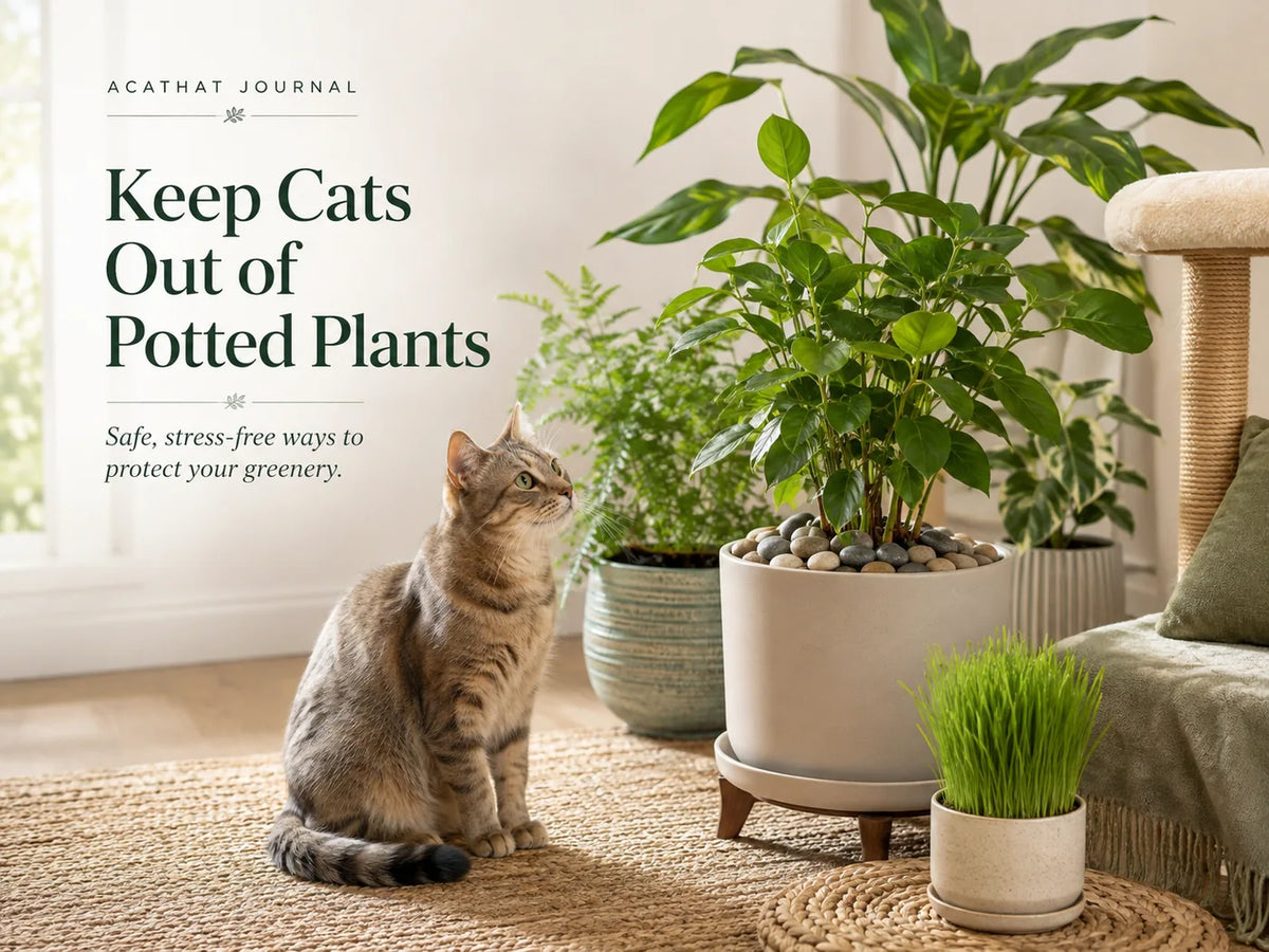 How to Keep Cats Out of Potted Plants: Save Your Greenery & Your Sanity