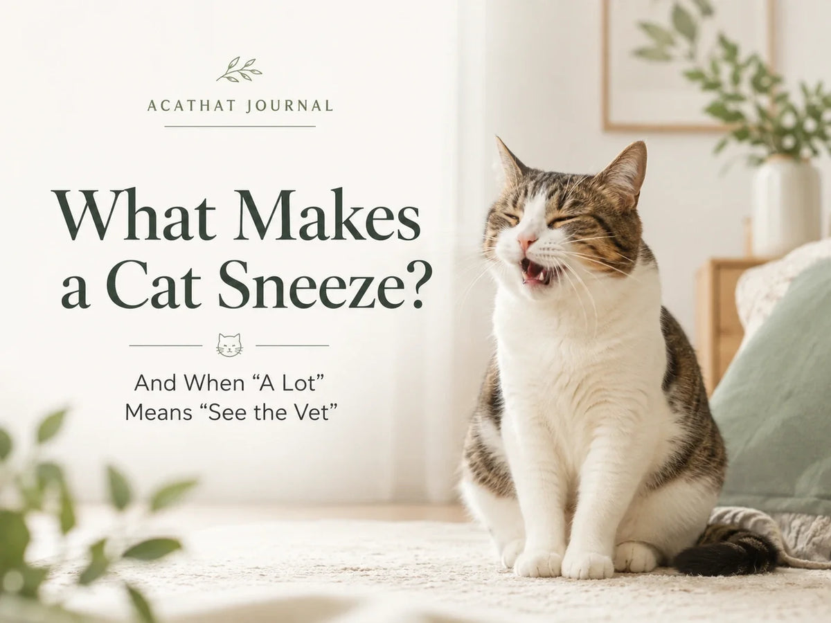 What Makes a Cat Sneeze? And When "A Lot" Means "See the Vet"