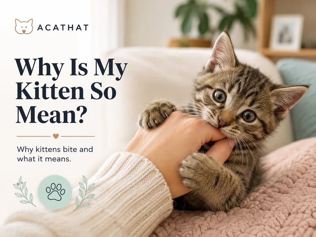 Why Is My Kitten So Mean? The Real Reasons Your Cat Always Bites You