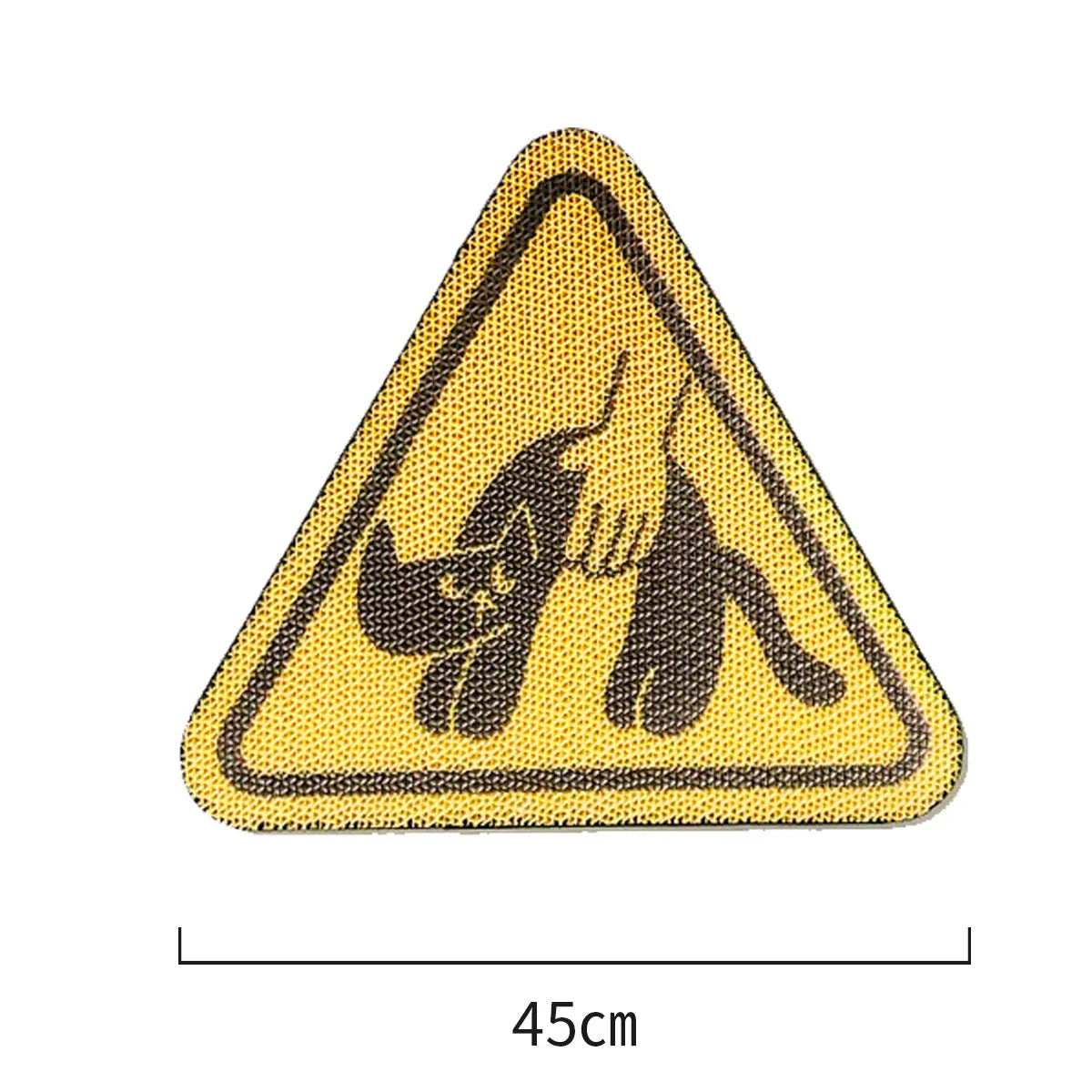 Meow Police Alert Cardboard Scratching