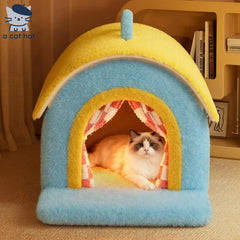 Portable Balcony Cat House