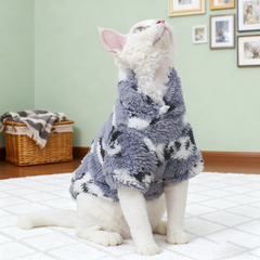 Panda - Print Fuzzy Cat Sweater