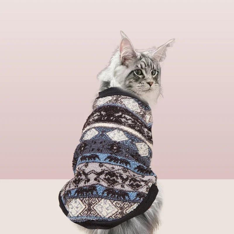 Suéter de gato estilo bohemio