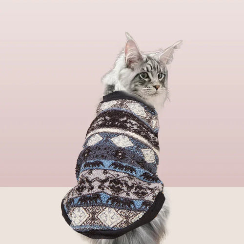 Suéter de gato estilo bohemio