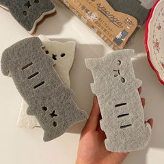 3-Layer Cute Cat Dish Sponge