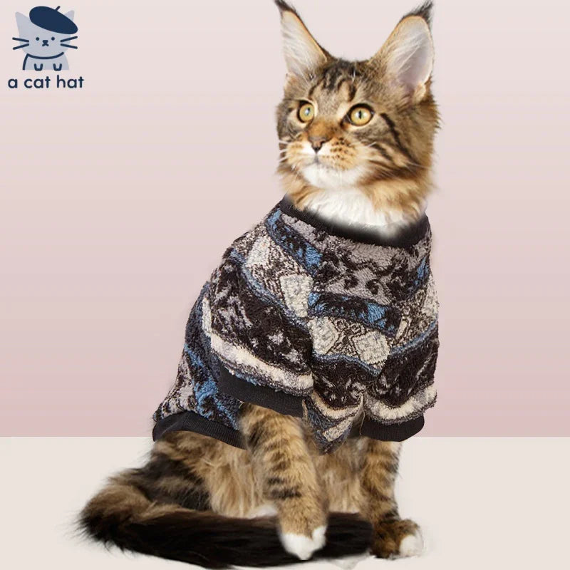 Suéter de gato estilo bohemio