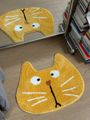 Badezimmer-Saugmatte mit Katzenmotiv 