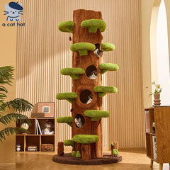 Mega Wood Forest Luxury Cat Tree Castle