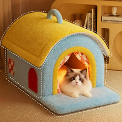 Portable Balcony Cat House