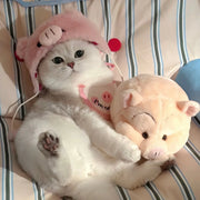 Piggy Pink Cat Hat