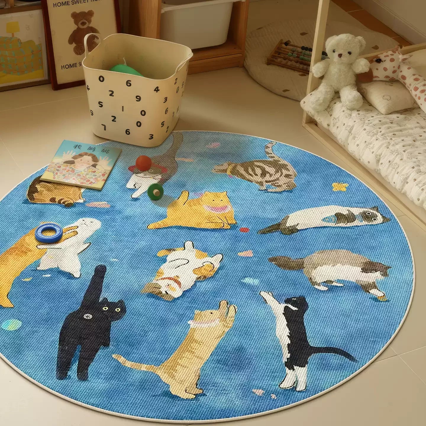 Katzenparty-Teppich