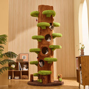 Mega Wood Forest Luxus-Katzenbaum-Schloss